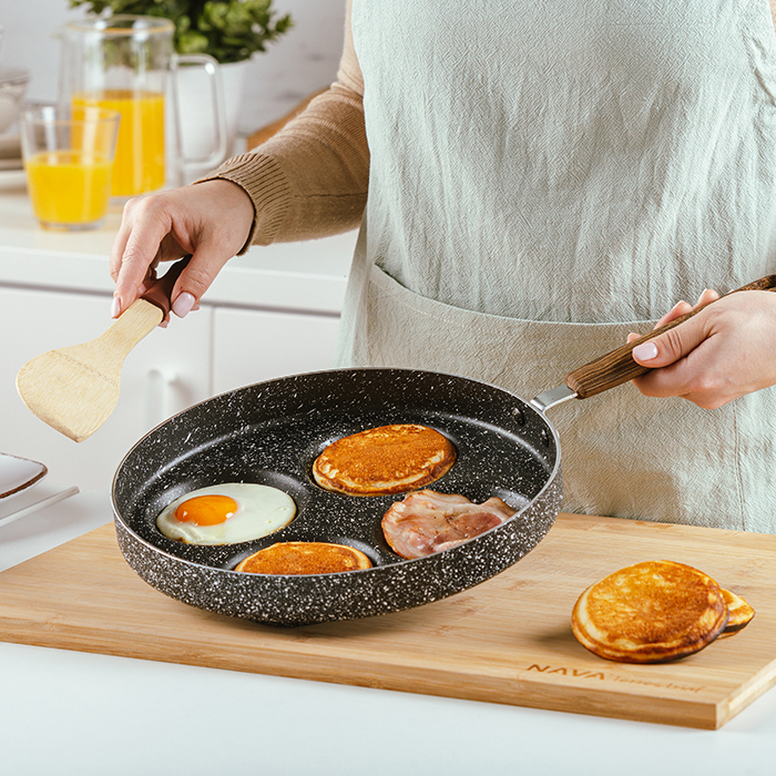 Padella per pancake Nature 26cm di NAVA con rivestimento in pietra