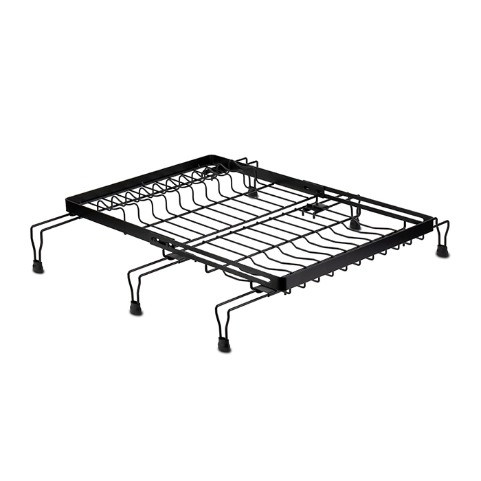 expandable-metal-dish-drying-rack-with-powder-coating-total-black-49cm