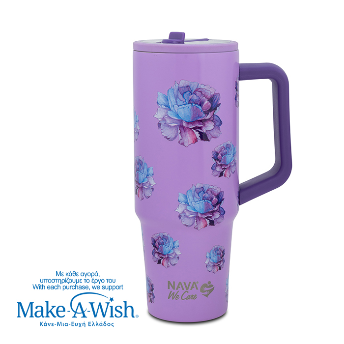 stainless-steel-thermos-tumbler-with-plastic-straw-we-care-purple-floral-900ml