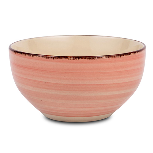 ciotola-per-cereali-in-gres-lines-terra-cotta-14cm
