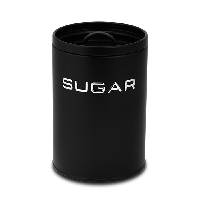round-metal-sugar-canister-total-black-16cm