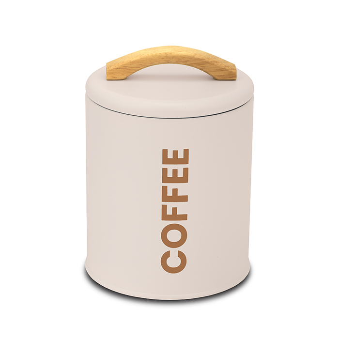 round-metal-coffee-canister-warm-gray-11χ15cm