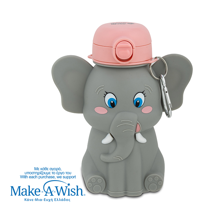 silicon-water-bottle-we-care-gray-elephant-600ml