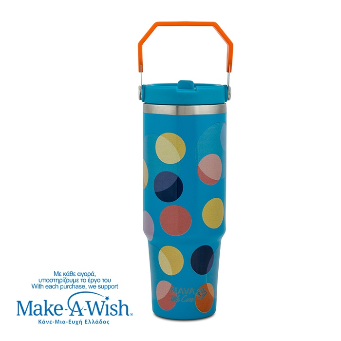 stainless-steel-thermos-tumbler-with-sip-straw-and-swig-spout-we-care-color-dots-900ml